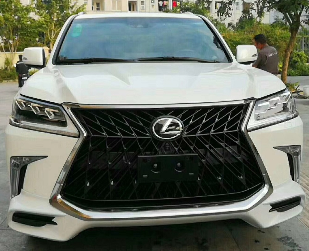 雷克萨斯lx570小包围lx570 trd bodykits前后唇 中网 字标 牌照板