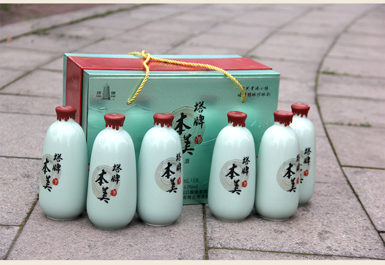 绍兴黄酒塔牌本美手工糯米花雕酒500mlx6瓶整箱礼盒装特型黄酒