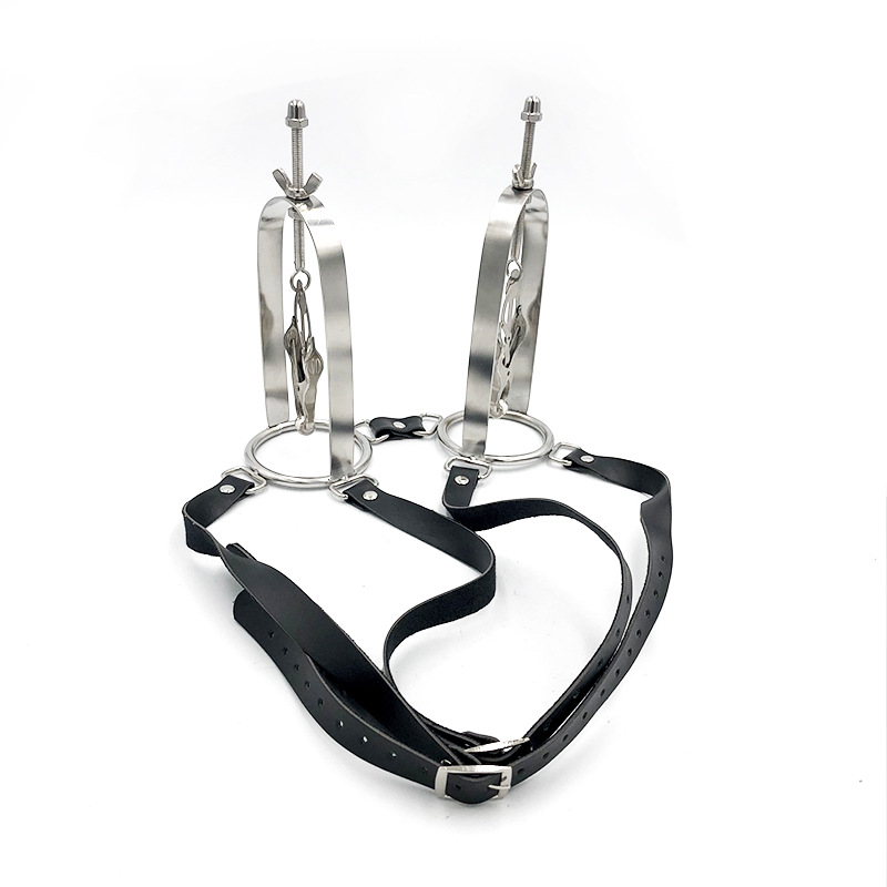 黑帝厂家直销背心式新款蝴蝶乳夹乳链情趣用品乳头夹另类男女成人