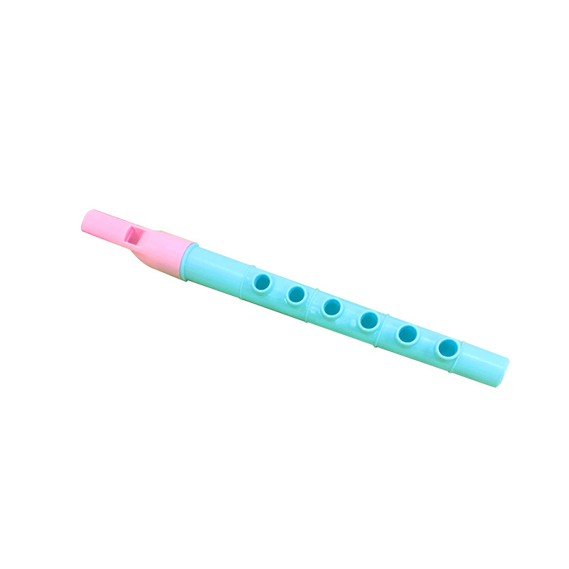 Children's Fresh Colorful Small Flute 6-Hole Mini Clarionet Creative Baby Musical Instrument Playing Music Toy Gift