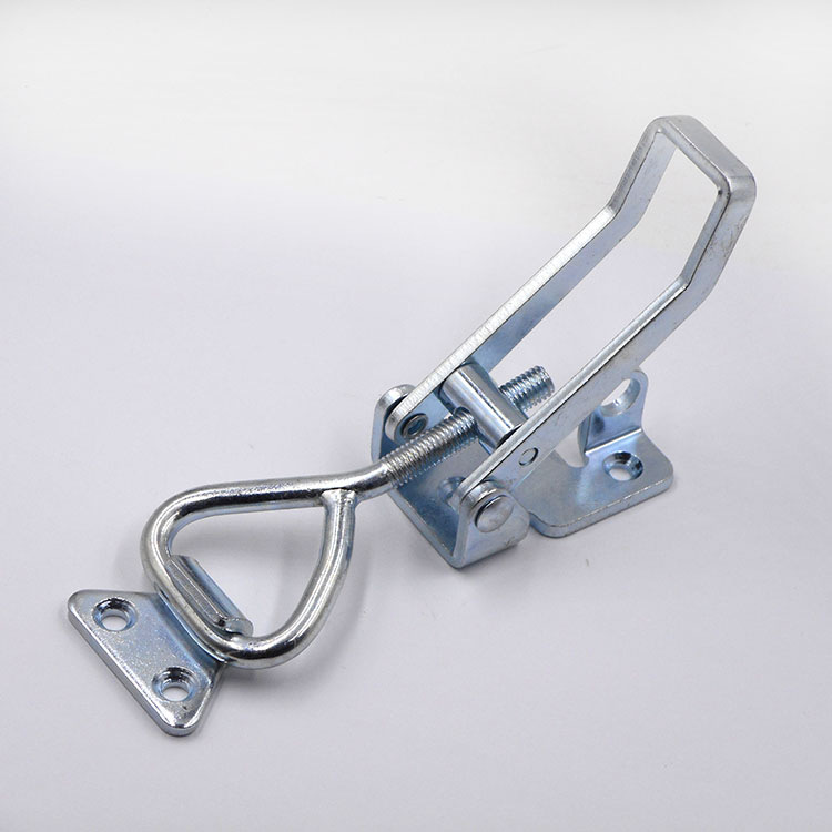 可调节螺纹搭扣锁扣 铁镀锌大型带挂锁箱扣 重型搭扣锁 ml3-015-4