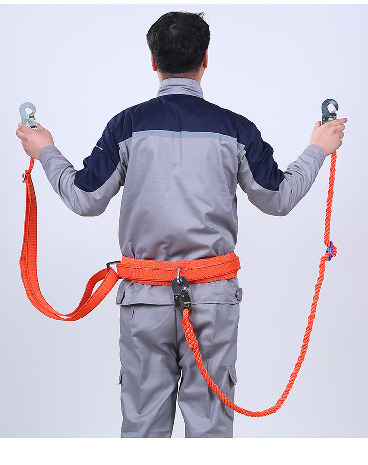 高空作业安全带户外施工保险带全身五点欧式空调安装安全绳电工带