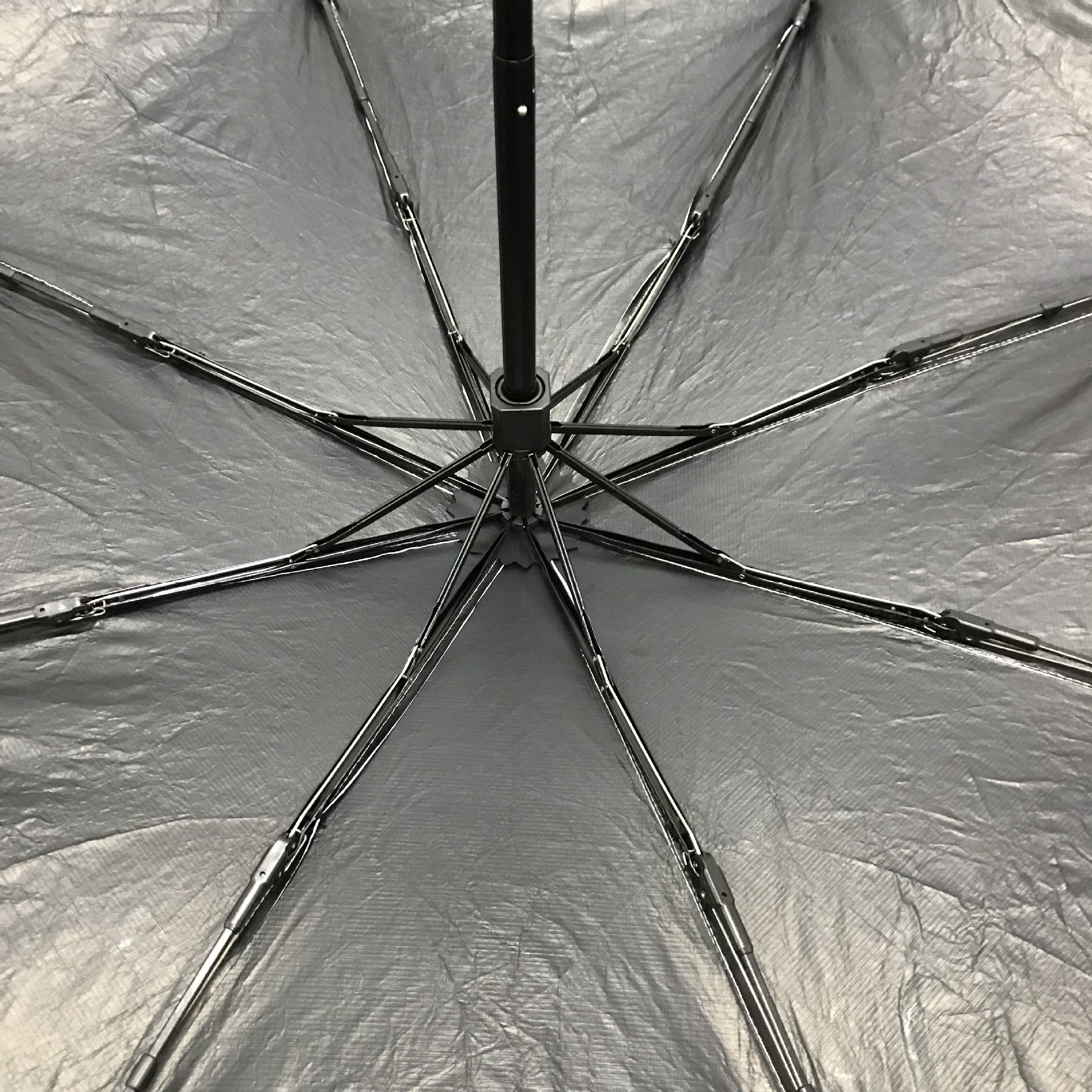 厂家直销特卫强折叠杜邦纸伞印制llogo杜邦授权认证牛皮纸三折伞