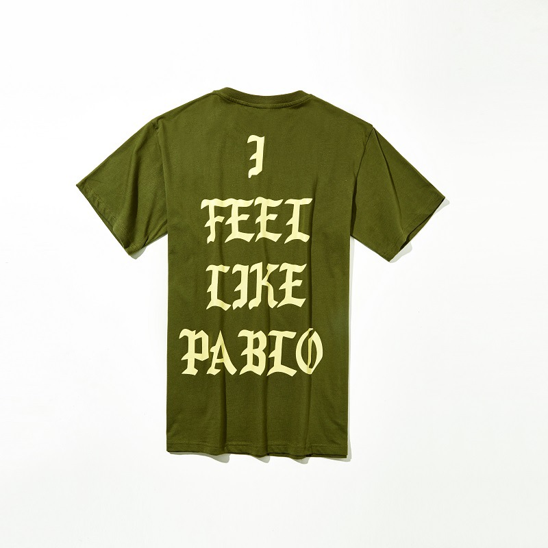 欧美i feel like pablo短袖kanye west纽约21城市限定侃爷t恤男女