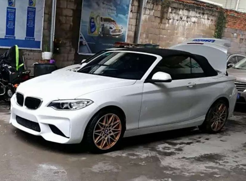 适用14 bmw宝马2系f22/f23/f24改装m2大包围218/220/225前杠 后杠