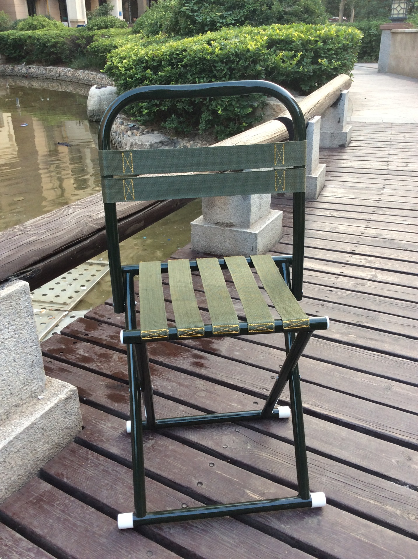 折叠圆管马扎新款便携式靠背军工马扎子钓鱼凳子户外火车小板凳