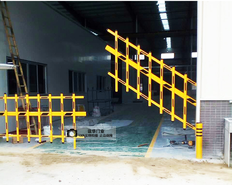 小区栅栏道闸机 三栏格栅升降起杆 门卫遥控大门栏杆自动挡车器门