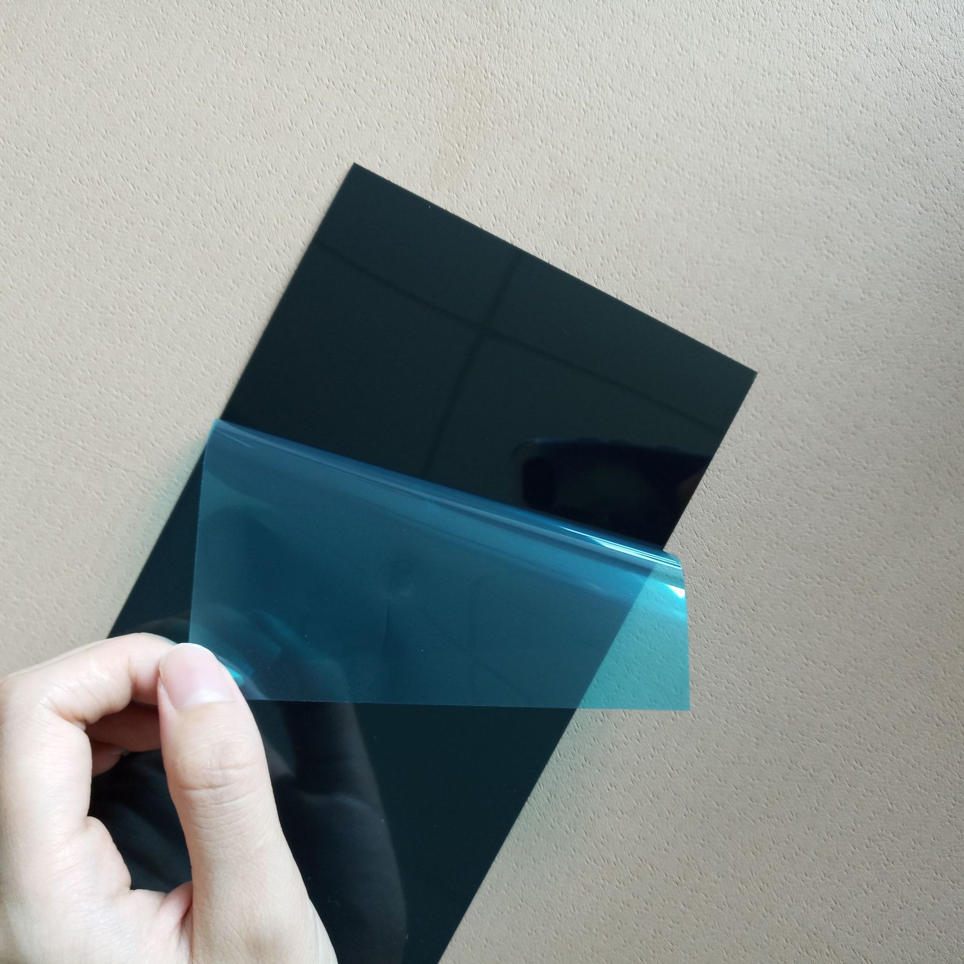 8h纳米黑蓝防爆膜尺寸定制8寸,a4供应批发 高清防刮pet厂家直销