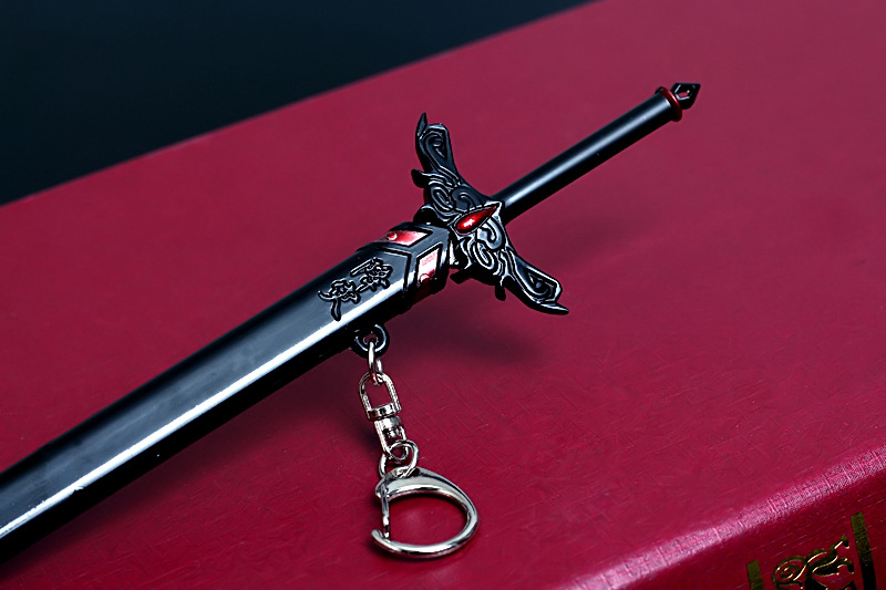 武器模型 薛洋降灾剑22厘米带鞘刀合金兵器魏无羡 剧场版忘羡笛子
