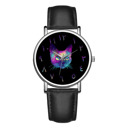 宝赛丽彩色阿拉伯数字表盘潮流个性新品女士时尚气质手表