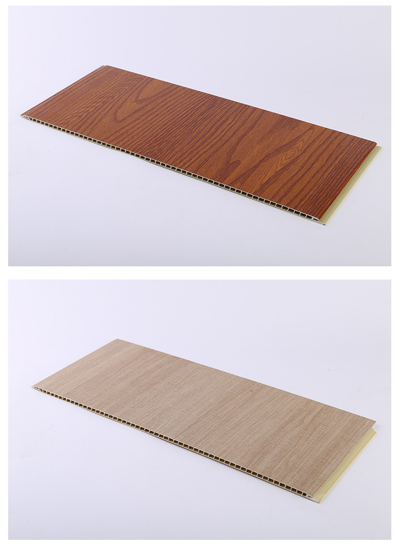 厂家直销-石塑护墙板-全屋定制400宽塑钢板集成墙板pvc