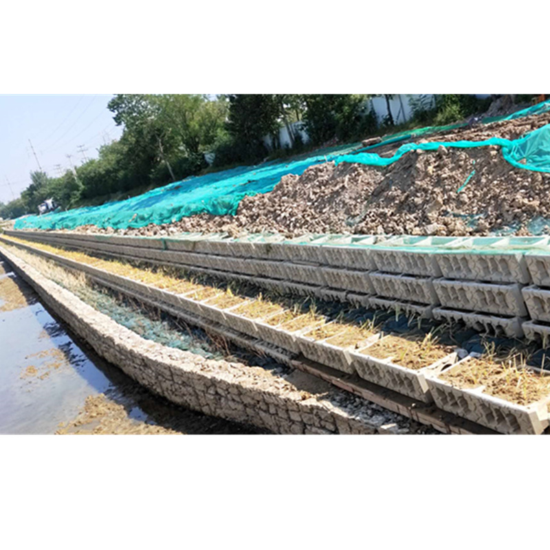 混凝土生态框生态护坡框生态挡土墙 河道护坡砖 自嵌式挡土墙砌块