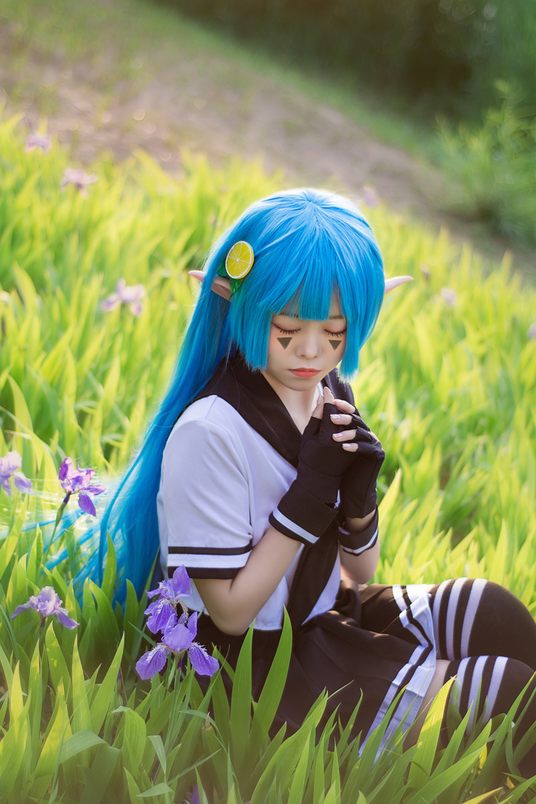 现货 凹凸世界柠檬妹cos服 安莉洁水手服女jk制服cosplay服装