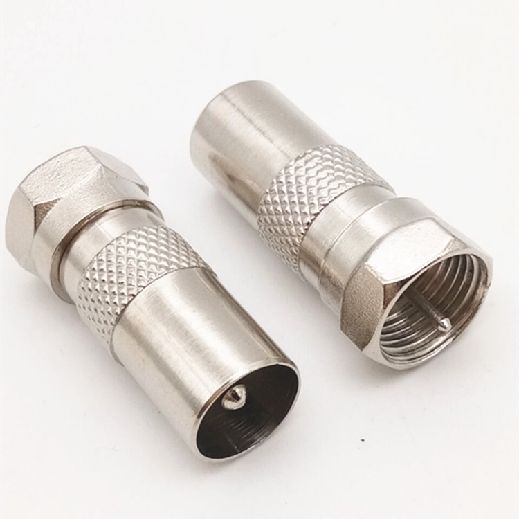 英制f公转电视天线公转换插头rf公转天线公转接头螺纹f公转天线公