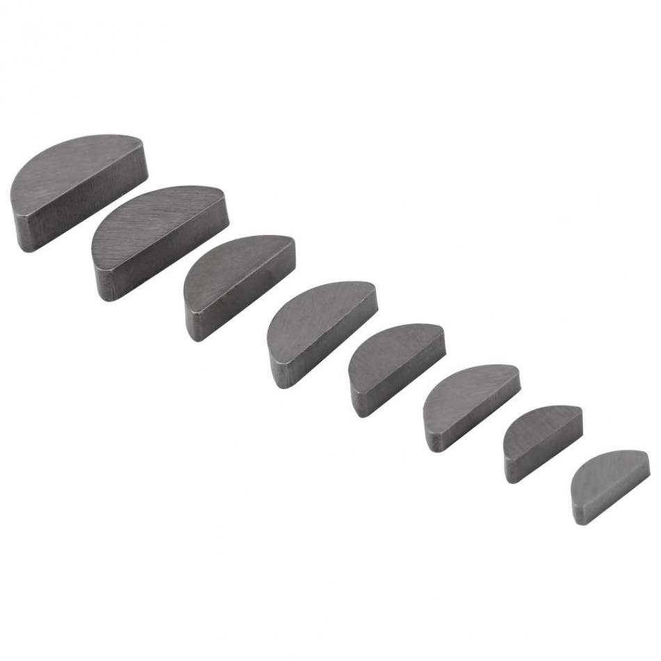 80pcs不锈钢半圆键 销键 月牙键 月亮键 c型键 半月键 月牙键销