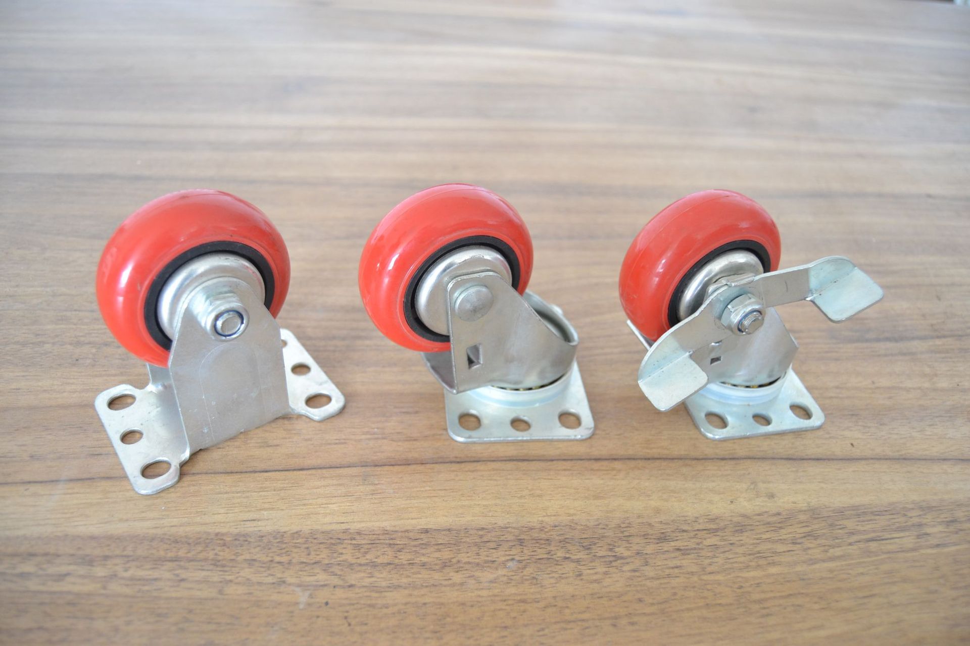 枣红双轴万向轮,轻型万向轮,厂家直供脚轮