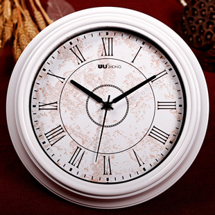 欧式钟表挂钟客厅创意现代简约时尚潮流装饰时钟静音个性石英钟表