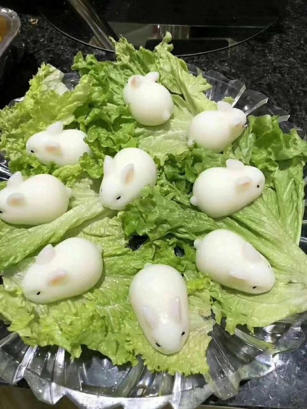 冷冻玉兔糕包子小玉兔象形早餐 糕点 创意甜品面点 46克*180个/件