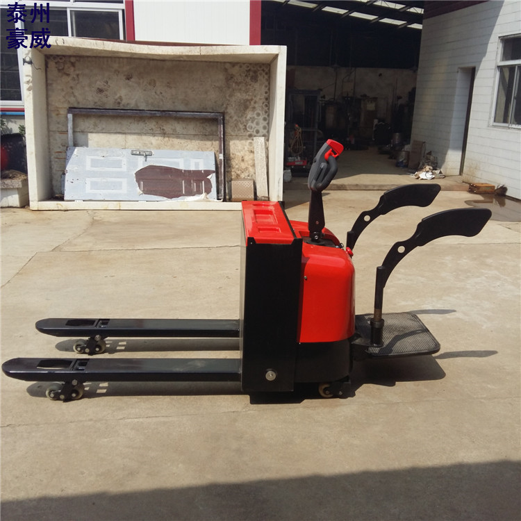 厂家供应踏板式全电动液压搬运叉车站驾式托盘叉车25吨地牛