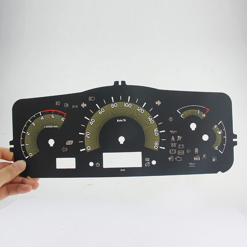 定做各类汽车仪表盘面贴 仪表刻度面板 汽车仪表盘标贴
