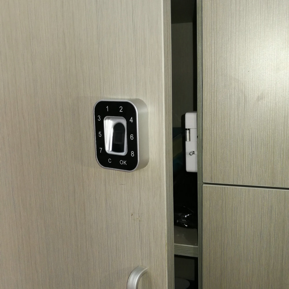 工厂生产批发 g12更衣柜 抽屉用电容密码指纹锁 密码智能锁