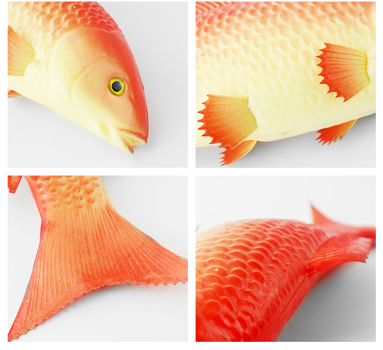 仿真鱼模型假鱼秋刀鱼多宝鱼大头鱼草鱼翘嘴鱼模型仿真鱼摆件