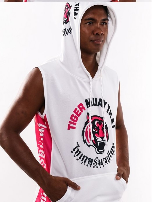 泰国老虎拳击服馆ufc综合格斗mma无袖帽衫泰拳击服装运动背心供应