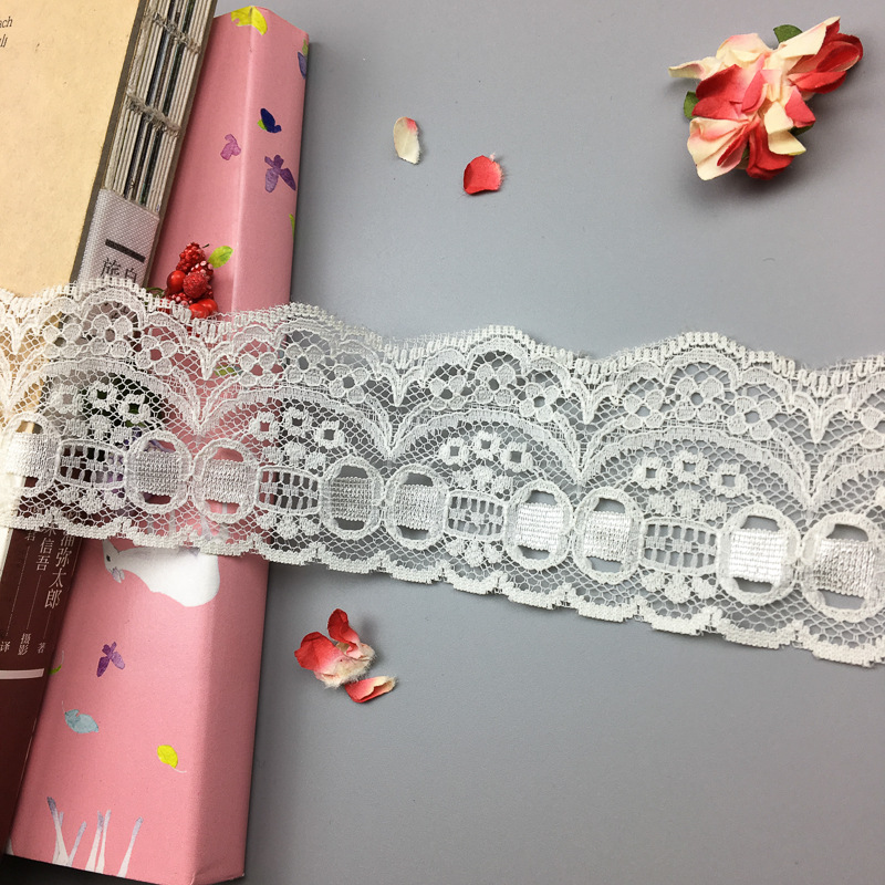 8cm花边穿孔丝带巴比娃娜服饰配件现货