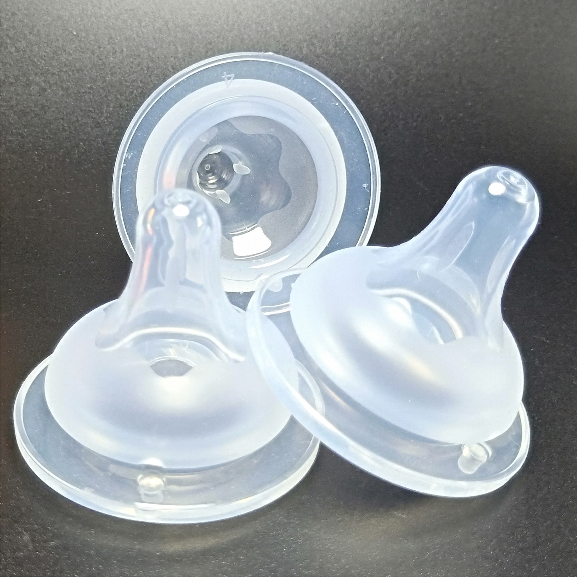 宽口径奶嘴磨砂硅胶婴儿防胀气奶嘴s/m/l/十字孔厂家直销