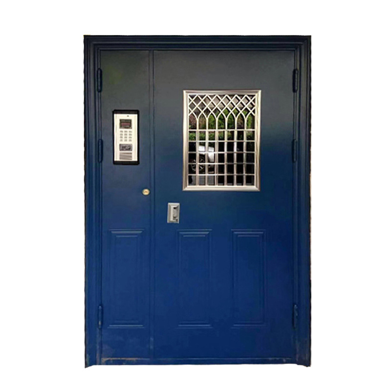 工程楼宇门 单元门 进户楼宇小区单元门 防盗门单元入户门可刷卡