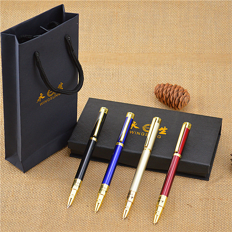 永生1132英雄钢笔旗下 成人 小学生钢笔 硬笔书法宝珠笔礼盒套装
