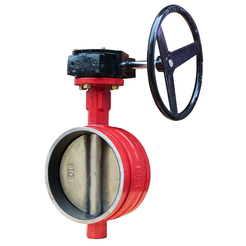 球墨蝶阀 消防器材消防蝶阀涡轮消防蝶阀涡轮沟槽