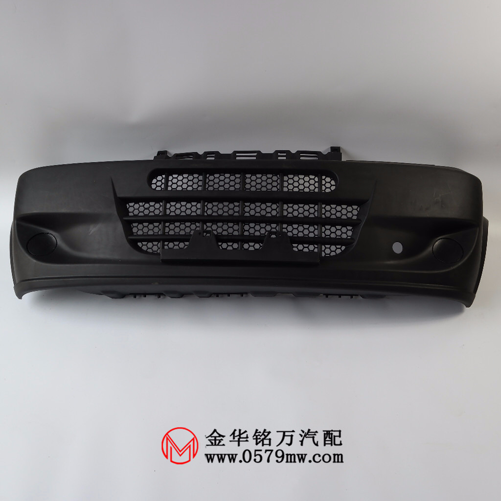 适用于东风小康k07二代康威汽车前保险杠前护杠前包围黑色银色