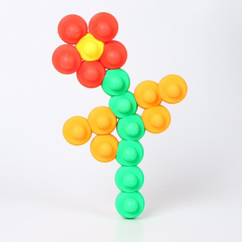 厂家直销 圈圈拼接积木 儿童早教益智 开智玩具积木批发软体