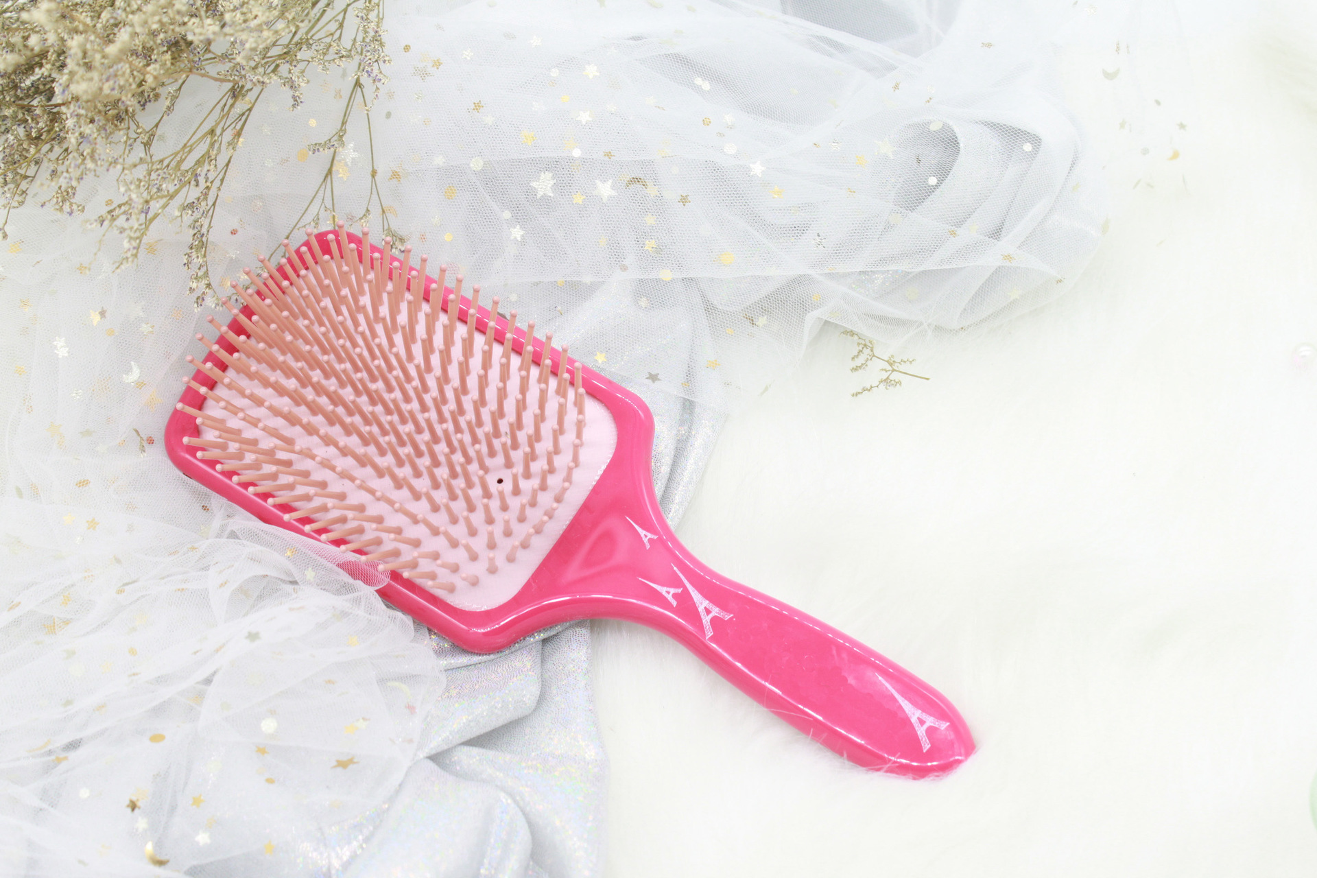 大板气囊按摩梳 尼龙美发梳子塑料气垫美发顺发造型梳