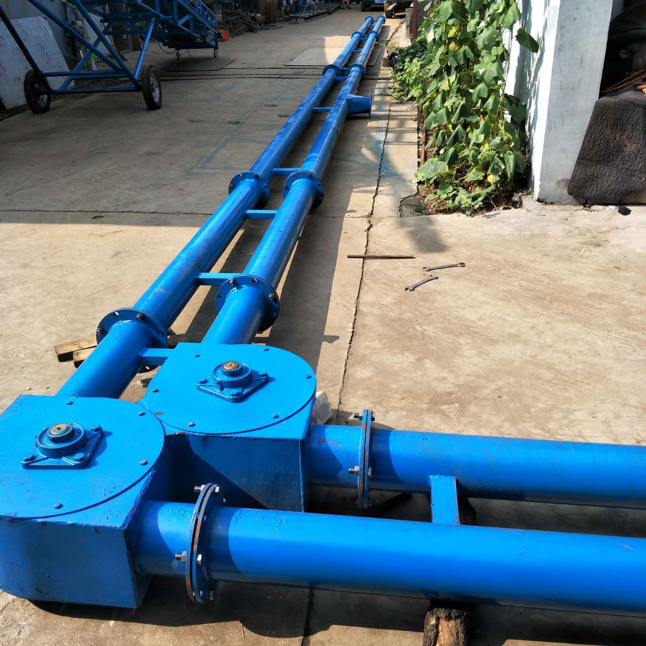 碳酸钙管链输送机生物颗粒管链提升机无缝钢管管链式输送机