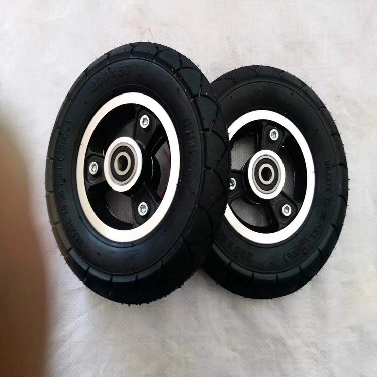 电动滑板车平衡车专用配件10寸8寸橡胶充气内外小轮胎外胎实心胎
