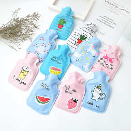 新款小清新卡通热水袋冬季学生暖手宝迷你小号充水暖手袋注水加厚