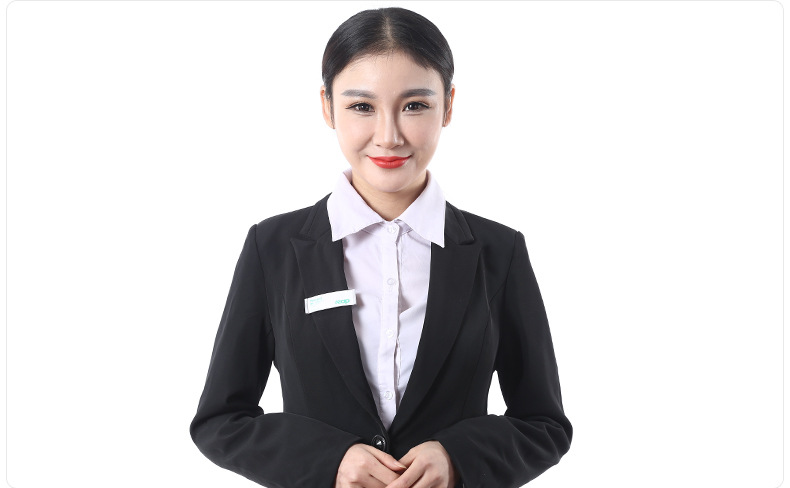 瑞普7002 磁铁胸牌 磁性胸卡 工号牌 职工工牌员工胸卡63*22mm