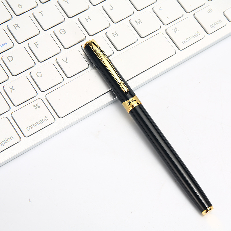 罗氏金属签字笔中性笔男女士商务签名笔高档水笔 刻字笔