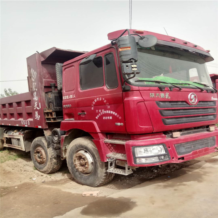 二手工程自卸车 后八轮翻斗车后八轮自卸车 德龙5.8米双桥车