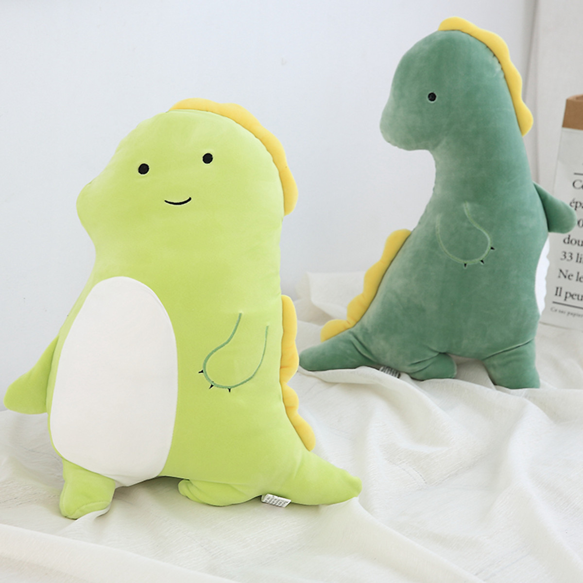 可爱卡通恐龙公仔毛绒玩具靠枕睡觉抱枕男朋友抱枕送女生生日礼物