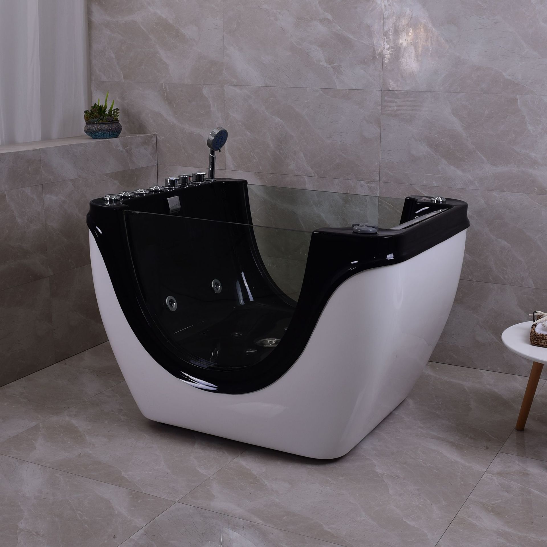 新款宠物店用品宠物spa机 按摩浴缸猫浴缸 黑白狗狗专用浴缸