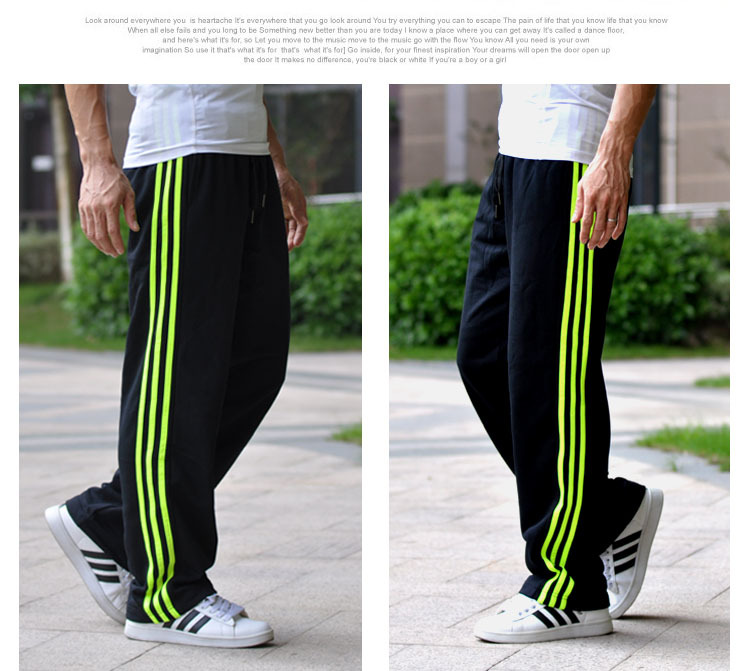 Spring/Autumn/Summer Sweatpants Men's Sports Pants Sports Casual Size Straight Loose plus Size Casual Pants Overalls