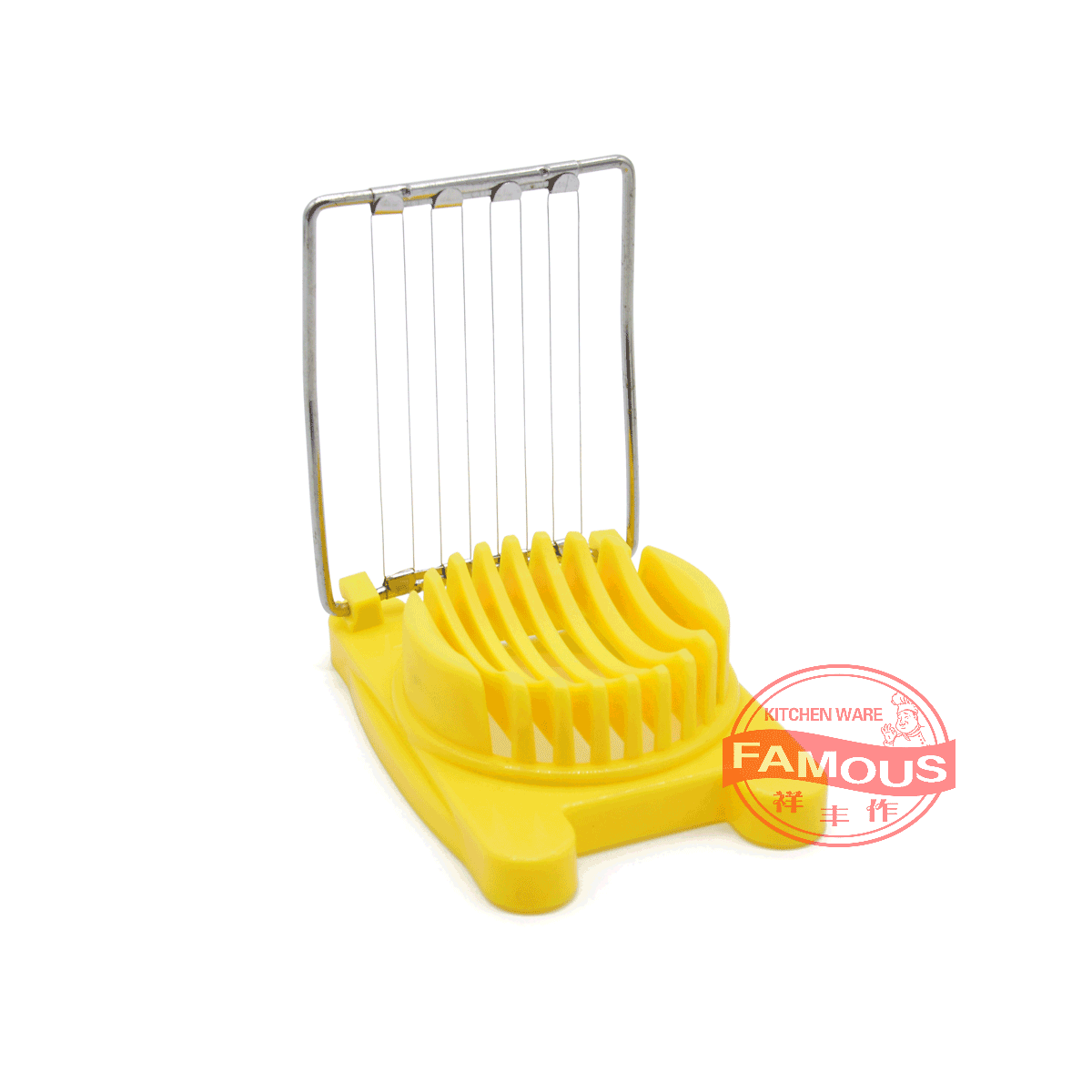 家用多功能不锈钢切蛋器鸡蛋切片器切瓣器松花蛋皮蛋花式分瓣器