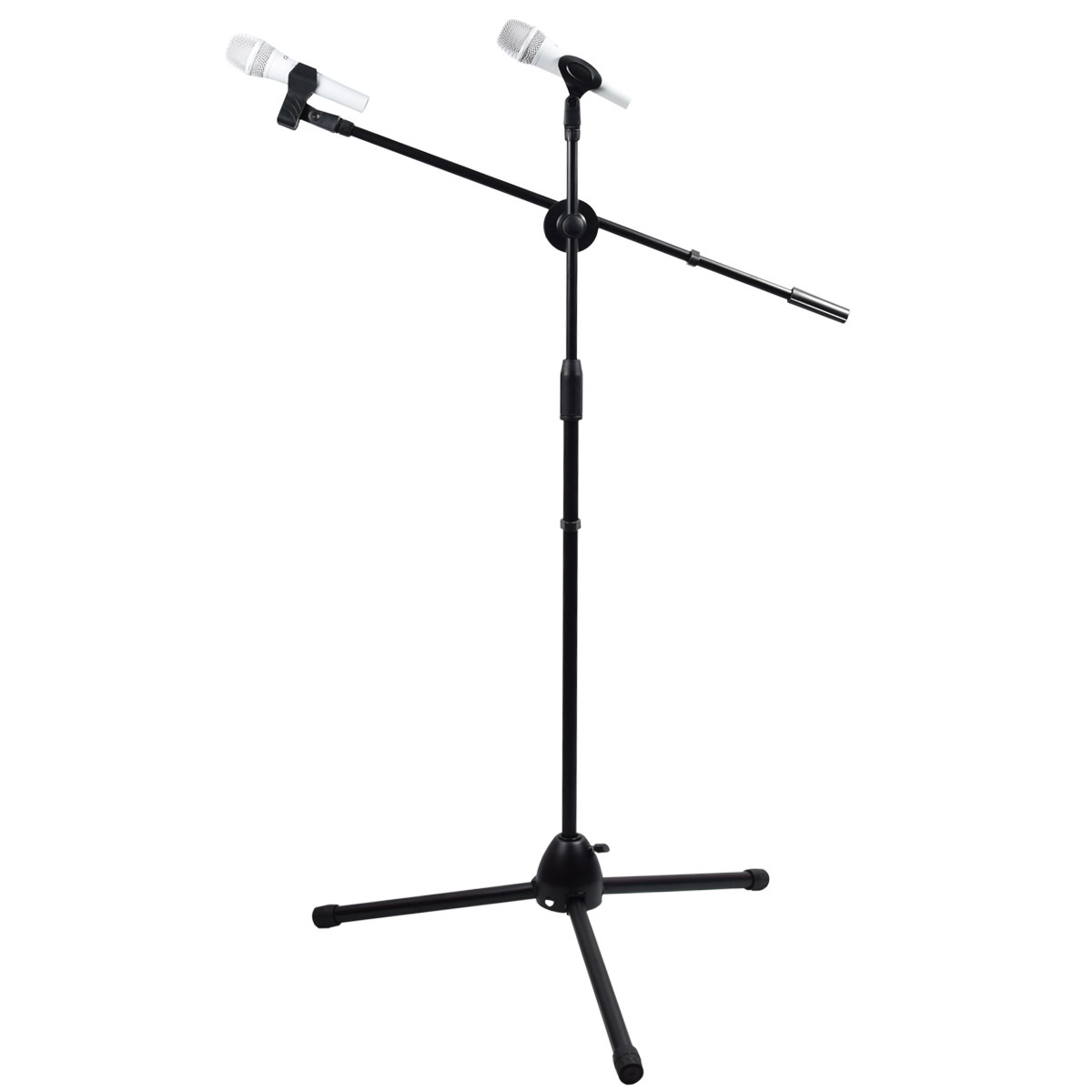 电容麦克风话筒支架 落地支架动圈麦 金属三脚架舞台演出手持麦架