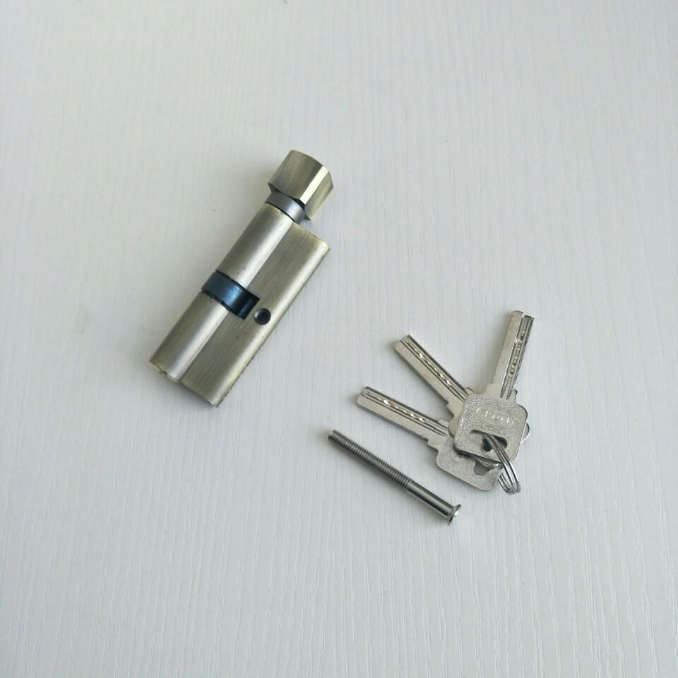 室内房门锁锁芯小70卧室房间门锁青古铜木门通用型执手锁锁心锁头