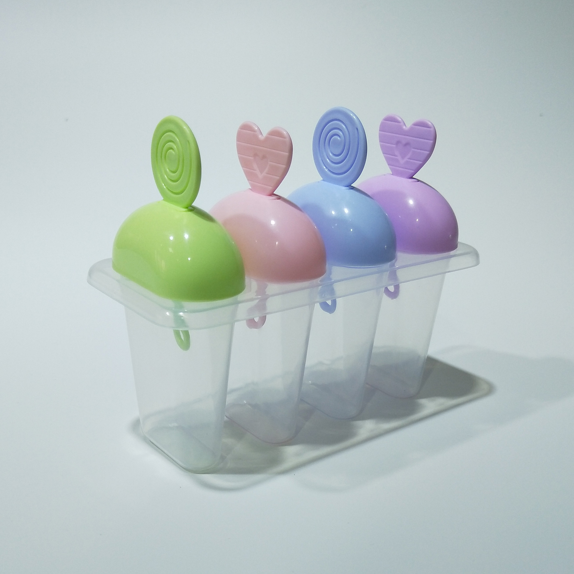 可爱diy组合冰棍雪糕模具冻冰棒冰糕模冰激凌带盖冰格制冰模批发