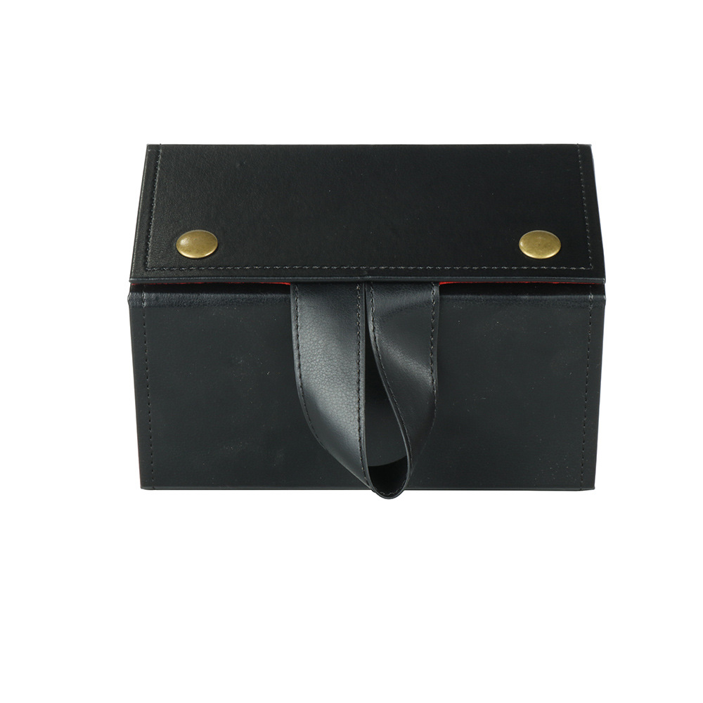 多边形创意眼镜盒五位眼镜盒pu皮革眼镜盒手提式可折叠眼镜收纳盒