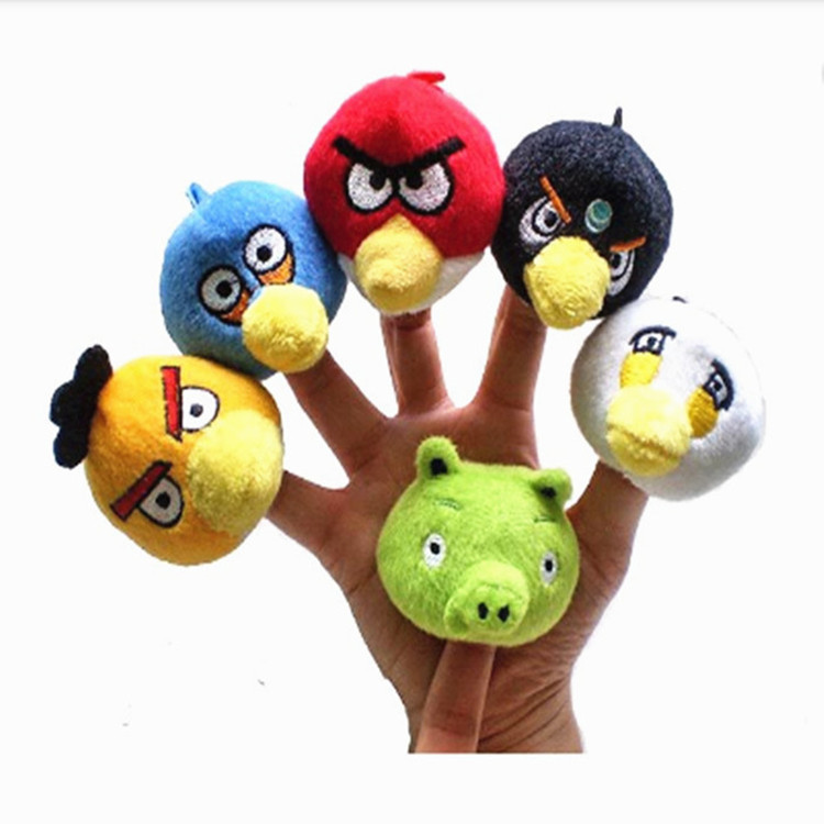 毛绒小指偶定制定做动物毛绒手偶定制吉祥物毛绒玩具来图定制logo